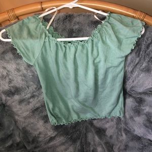 Forever 21 Off The Shoulder Crop Top